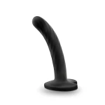 Temptasia Twist Small - tapadókorongos, csavart dildó (fekete)