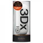 TENGA 3Dx Zen - 3D mintás férfi maszturbátor (fehér)