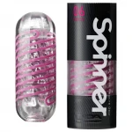 TENGA Spinner Brick - maszturbátor férfiaknak (átlátszó)