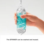 TENGA Spinner Tetra - maszturbátor férfiaknak (átlátszó)