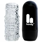 The Handy TrueGrip Gen 2 Sleeve - maszturbátor férfiaknak (átlátszó)