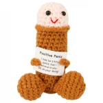 Tiny Penis Positivity Booster - horgolt vicces péniszfigura