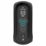 Titanz Auto Squeeze - automata szorító maszturbátor férfiaknak (fekete)