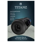 Titanz Ultimate Heat & Thrusting - automata lökő maszturbátor (fekete)