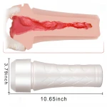 Tracy's Dog 3D Stroker - élethű műpunci maszturbátor tokban (fehér-natúr)