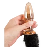 You2Toys - üveg anál plug cicafarokkal