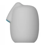VIBEGGS Candy Curves - vibrációs tojás maszturbátor férfiaknak (fehér)