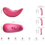 VibePad Rideon - pulzáló G-pont és csiklóizgató hinta (pink)