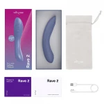 We-Vibe Rave 2 - App-vezérelt G-pont vibrátor (kék)