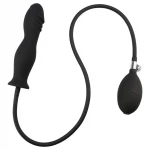 Erospace Wild Play - pumpálható anál plug (fekete)