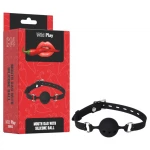 Erospace Wild Play - szilikon szájpecek BDSM játékhoz (fekete)