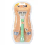 X-Epil Silky Smooth - cserélhető fejes női borotva szőrtelenítéshez (4 pengés)