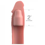 Pipedream X-TENSION Elite 2 - vágható hosszabbító péniszköpeny (testszínű)