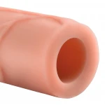 Pipedream - X-TENSION Mega 3 - élethű péniszköpeny (22,8 cm, testszínű)
