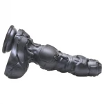 XR Brands Cyborg cock - lökő robotvibrátor távirányítóval (ezüst)