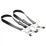 XR Brands - szeméremajak-széthúzó csipeszek (fekete)