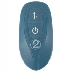 You2Toys - 3 részes felcsatolható lökő vibrátor távirányítóval (kék)