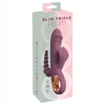 You2Toys - akkus, tripla karos vibrátor (lila)