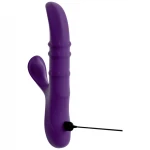 You2Toys - bólogató, mozgó gyűrűs csiklókaros vibrátor (lila)