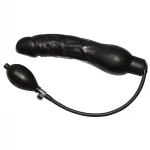 You2Toys - latex pumpálható análtágító (fekete, nagy)