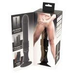 You2Toys Fucking Machine - tapadókorongos lökő vibrátor (fekete)