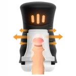 You2Toys Gyro - forgó, rezgő maszturbátor férfiaknak (fekete)