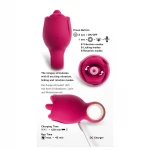 You2Toys Oral Fun - nyelves csiklóizgató vibrátor (rózsaszín)