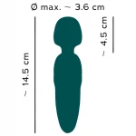 You2Toys Petite - akkus wand masszírozó vibrátor (zöld)