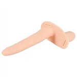 You2Toys - Strap-On - felcsatolható dupla vibrátor (testszínű)