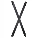 ZADO - András kereszt falra szerelhető bondage kötöző szett (fekete)