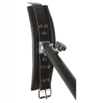 ZADO - nagy lábterpesztő rúd, bondage szett (fekete)