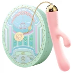 ZALO Ichigo Rabbit - app-vezérelt luxus csiklókaros vibrátor (pink)