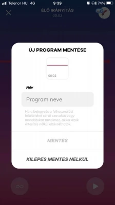Satisfyer Connect App - program mentése